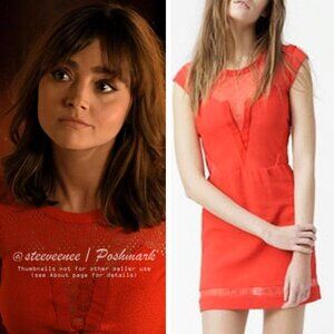 The Kooples Fancy Crepe and Lace Dress ASO Clara Oswald